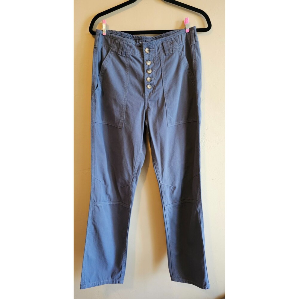 Mod Ref slate blue pull on button pants NWT sz M